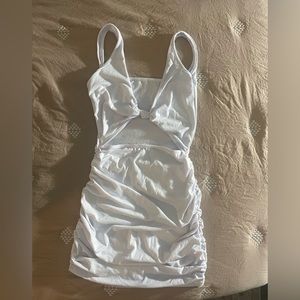 White Bodycon Mini Dress